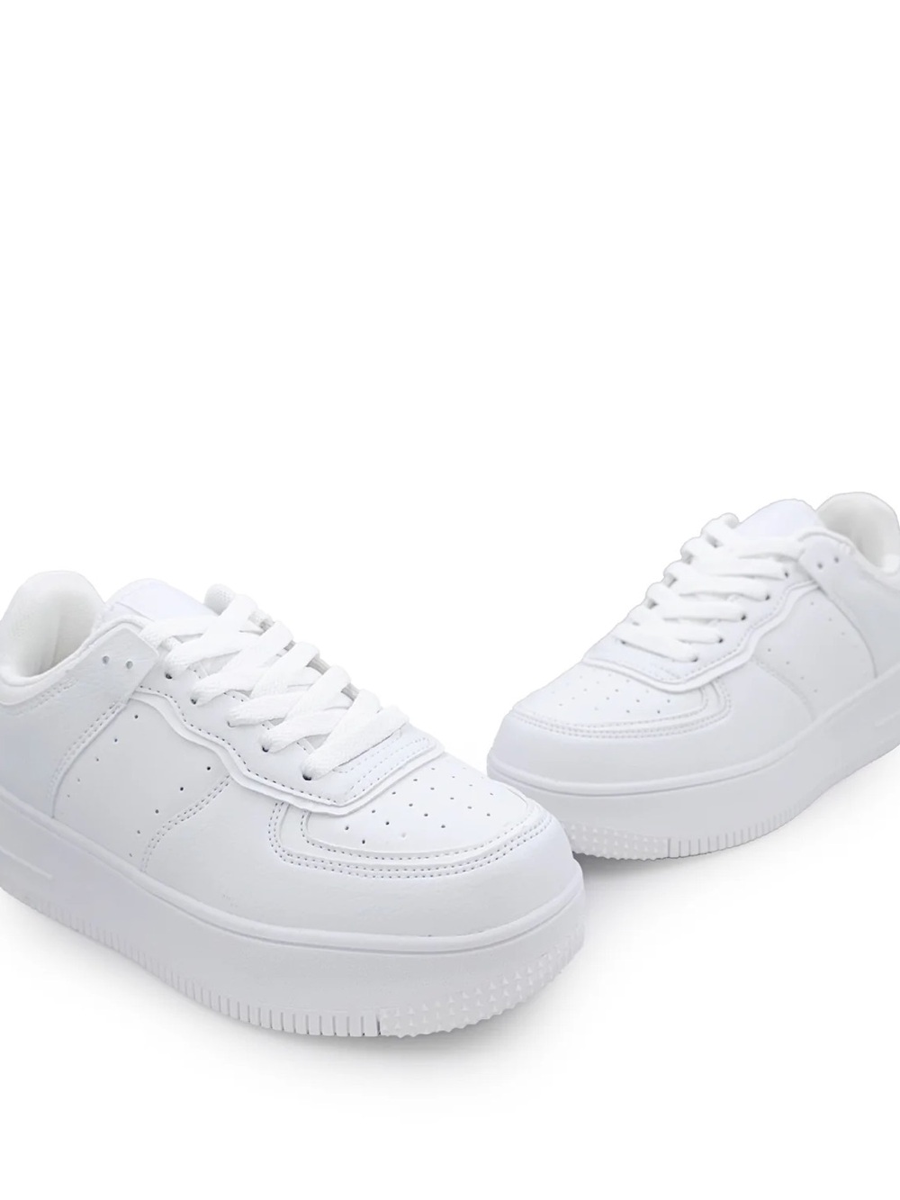 Eden Monochrome Street Style Platform Sneakers - Picture 2 of 3
